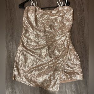 Lulu’s Rose Gold Romper